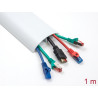 Delock Kabelkanal selbstklebend 89 x 21 mm - Länge 1 m weiß
