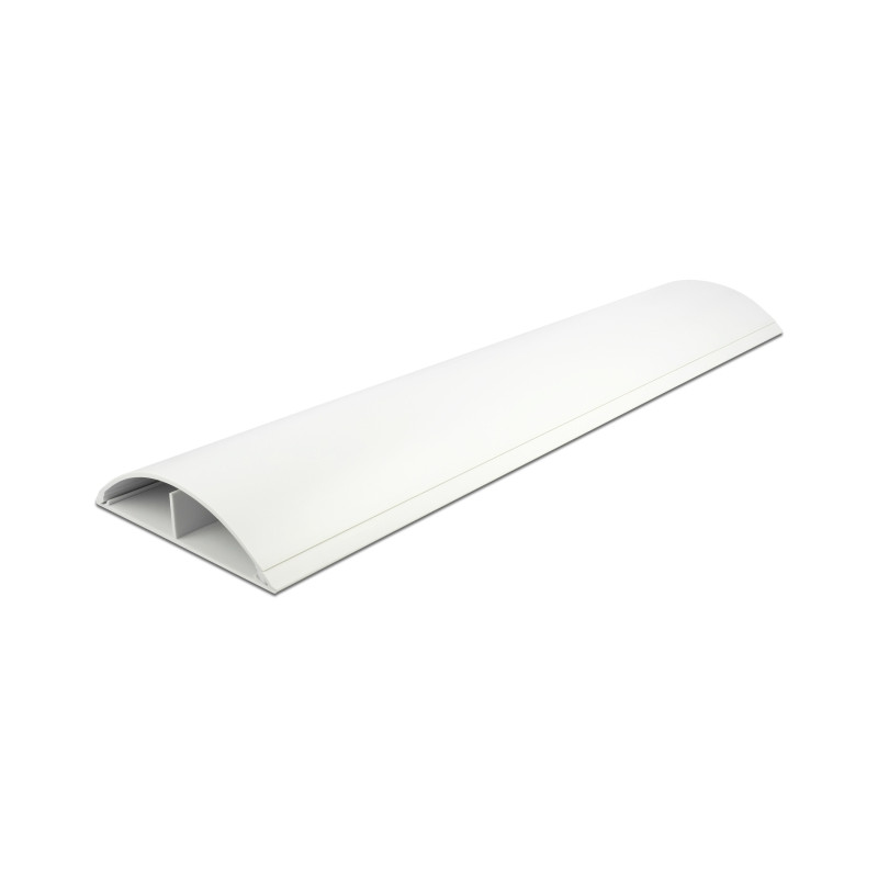 Delock Kabelkanal selbstklebend 119 x 26 mm - Länge 1 m weiß