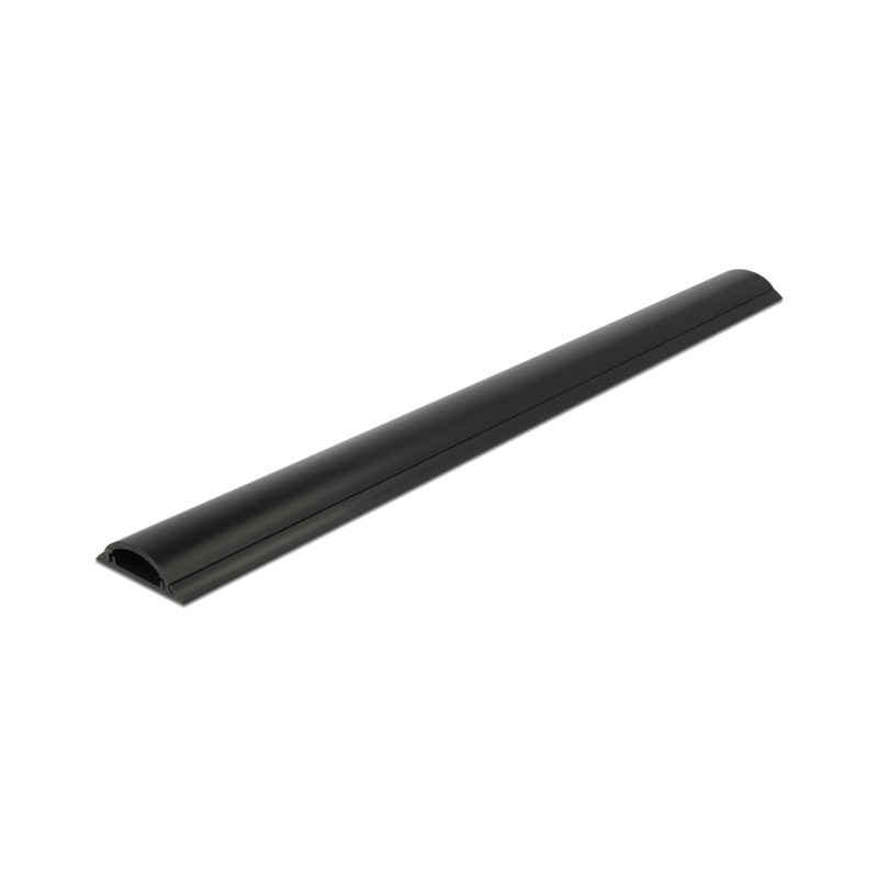 Delock Kabelkanal selbstklebend 50 x 12 mm - Länge 1 m schwarz