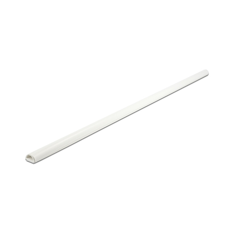 Delock Kabelkanal Mini selbstschließend selbstklebend 15 x 11 mm - Länge 1 m weiß