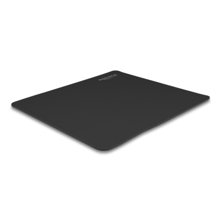 Delock Mauspad schwarz 450 x 400 mm "Glas"-Beschichtung