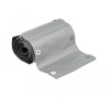 Delock Kabelschutzschlauch mit Knopfverschluss hitzebeständig 2 m x 30 mm grau / schwarz