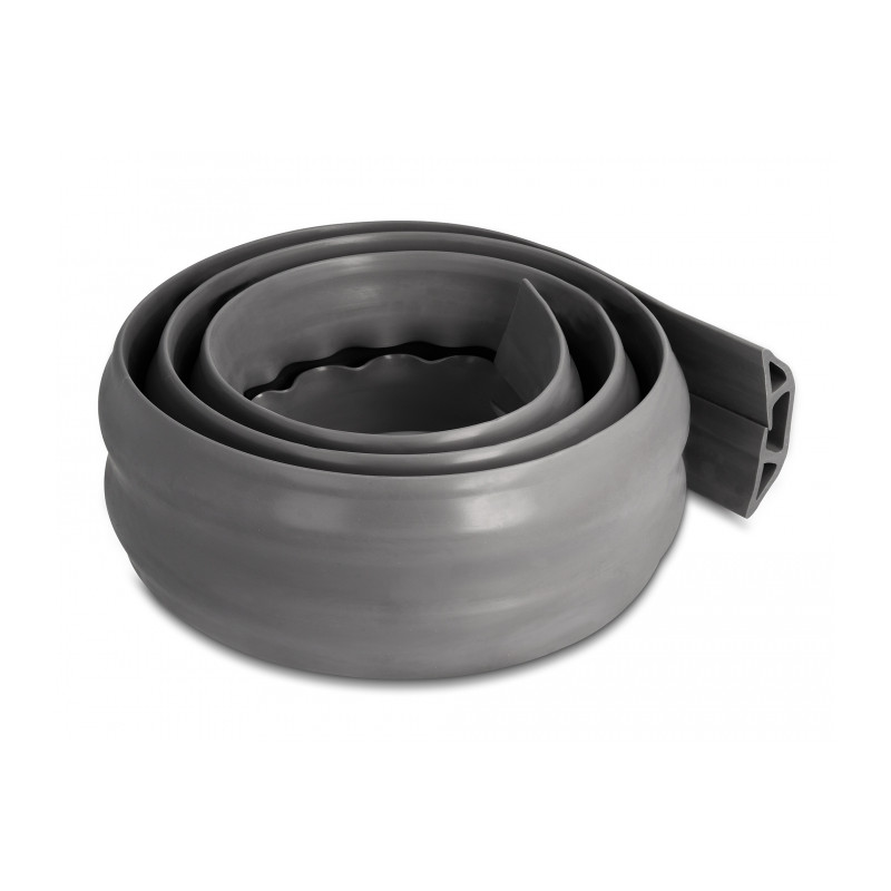 Delock Kabelkanal PVC flexibel 70 x 13 mm - Länge 1,5 m grau