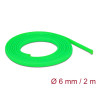 Delock Geflechtschlauch dehnbar 2 m x 6 mm grün