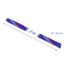 Delock Geflechtschlauch dehnbar 2 m x 25 mm blau-rot-weiß