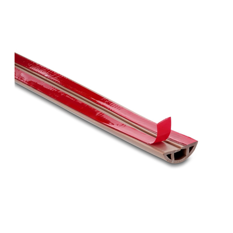 Delock Kabelkanal PVC flexibel 30 x 10 mm - Länge 2 m braun