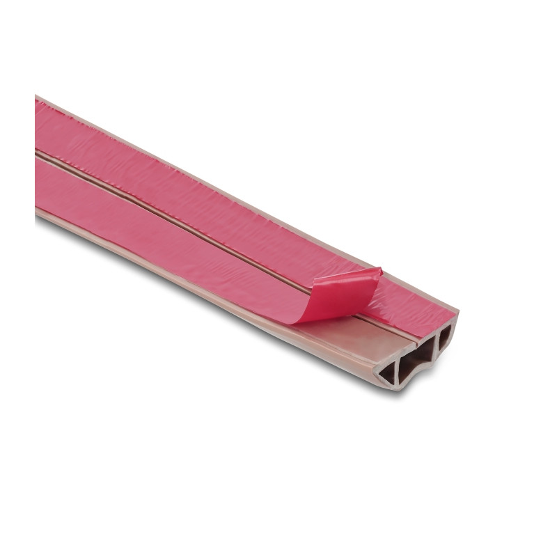 Delock Kabelkanal PVC flexibel 50 x 14 mm - Länge 2 m braun