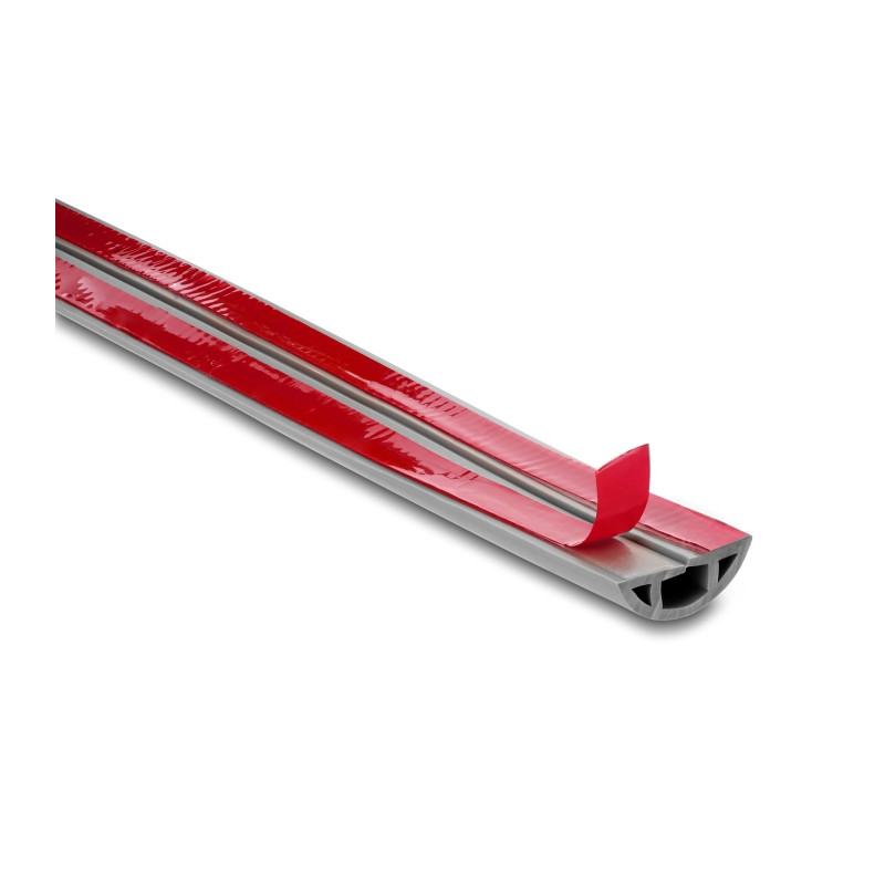 Delock Kabelkanal PVC flexibel 30 x 10 mm - Länge 2 m grau