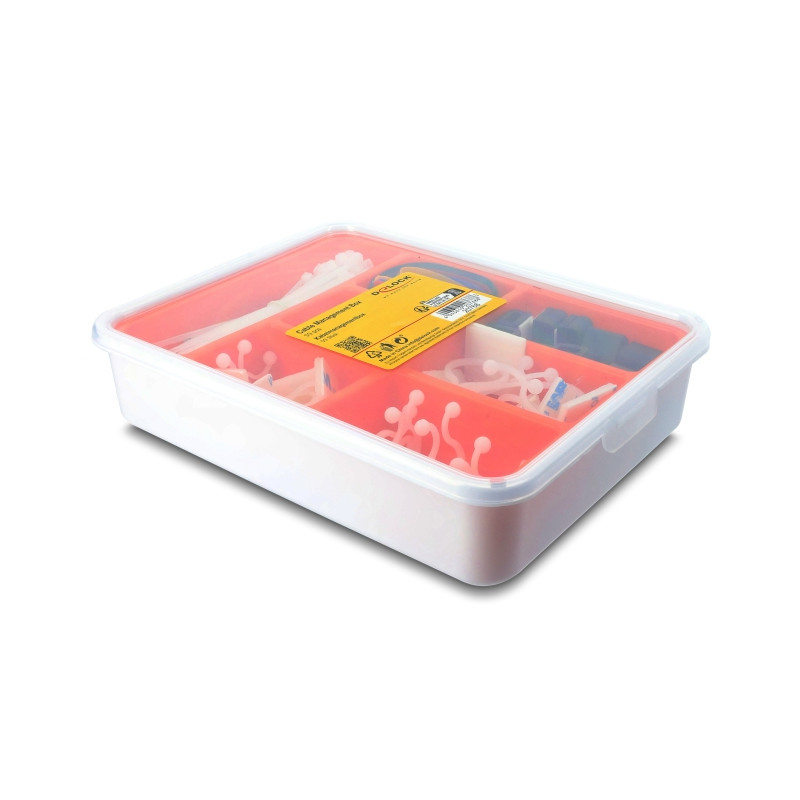 Delock Kabelmanagement Box Set 99-teilig