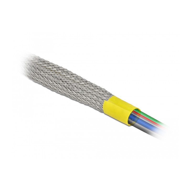 Delock Geflechtschlauch zur EMV Abschirmung dehnbar 2 m x 10 mm