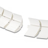 Delock Kabelkanal für Schreibtisch 740 x 75 mm höhenverstellbar weiß