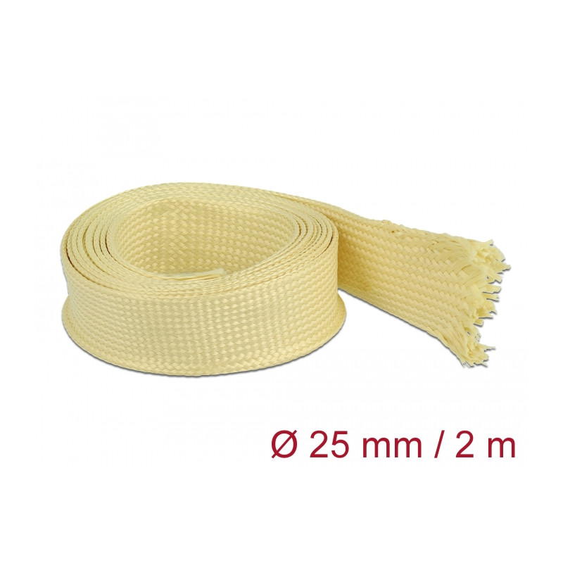 Delock Geflechtschlauch aus Aramid Fasern 2 m x 25 mm