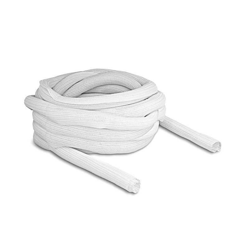 Delock Geflechtschlauch selbstschließend 10 m x 25 mm weiß