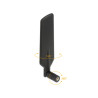 Delock LTE Antenne Dualband WLAN ac/a/b/g/n RP-SMA Stecker 1 - 4 dBi omnidirektional drehbar mit Kippgelenk schwarz