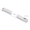Delock Geflechtschlauch mit Reißverschluss hitzebeständig 1 m x 30 mm weiß