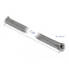 Delock Geflechtschlauch mit Reißverschluss hitzebeständig 1 m x 20 mm grau