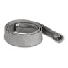 Delock Geflechtschlauch mit Reißverschluss hitzebeständig 1 m x 30 mm grau