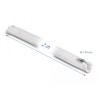 Delock Geflechtschlauch mit Reißverschluss hitzebeständig 2 m x 20 mm weiß