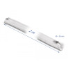 Delock Geflechtschlauch mit Reißverschluss hitzebeständig 2 m x 30 mm weiß
