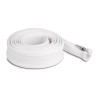 Delock Geflechtschlauch mit Reißverschluss hitzebeständig 2 m x 30 mm weiß