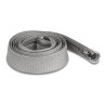 Delock Geflechtschlauch mit Reißverschluss hitzebeständig 2 m x 30 mm grau