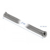 Delock Geflechtschlauch mit Reißverschluss hitzebeständig 2 m x 50 mm grau