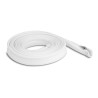 Delock Geflechtschlauch mit Reißverschluss hitzebeständig 3 m x 20 mm weiß