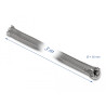 Delock Geflechtschlauch mit Reißverschluss hitzebeständig 3 m x 30 mm grau