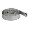 Delock Geflechtschlauch mit Reißverschluss hitzebeständig 3 m x 30 mm grau