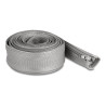 Delock Geflechtschlauch mit Reißverschluss hitzebeständig 3 m x 50 mm grau