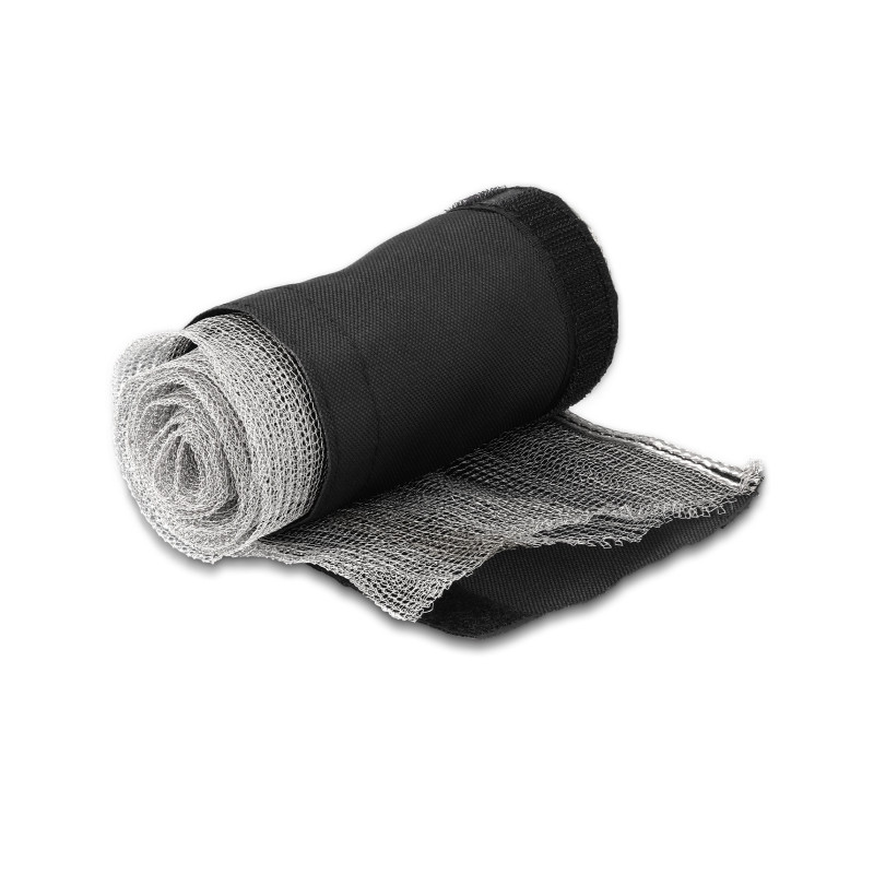 Delock EMV Abschirmgeflechtschlauch mit Klettverschluss hitzebeständig 1 m x 25 mm schwarz