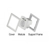Delock Einbausteckdose mit 2 x USB Typ-A Ladeport 2,4 A