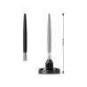Delock GSM Antenne SMA Stecker Schraubmontage 3 dBi starr omnidirektional mit magnetischem Standfuß und Anschlusskabel RG-174 3 