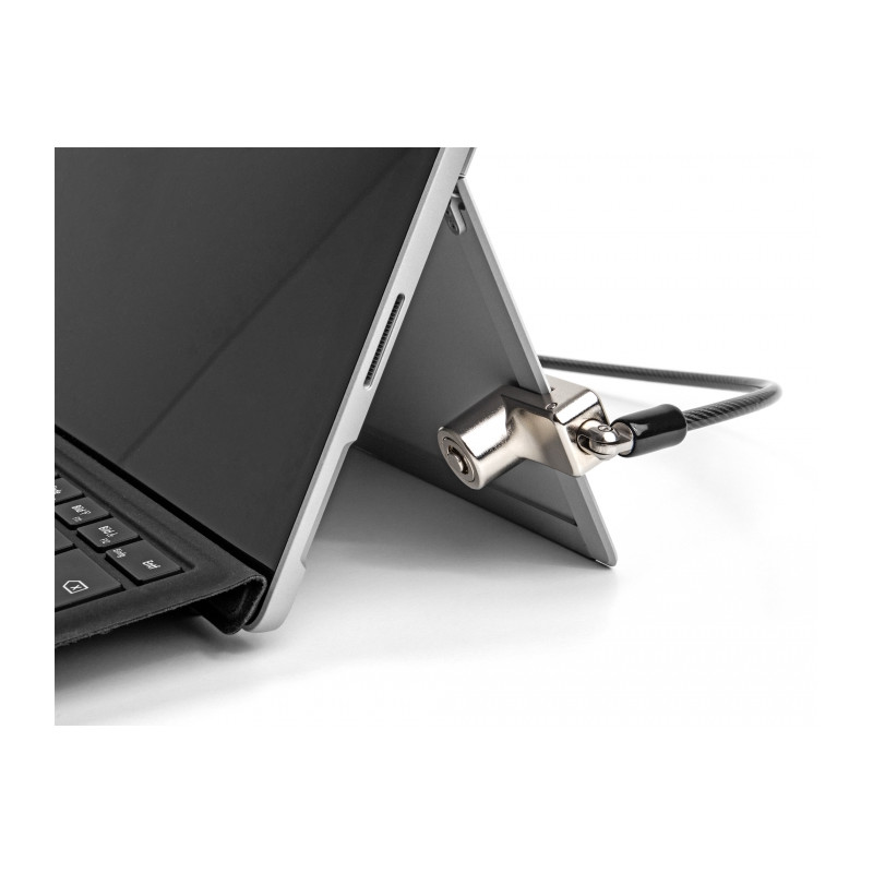 Navilock Notebook Sicherungskabel für Microsoft Surface Serie Pro & Go mit Schlüssel