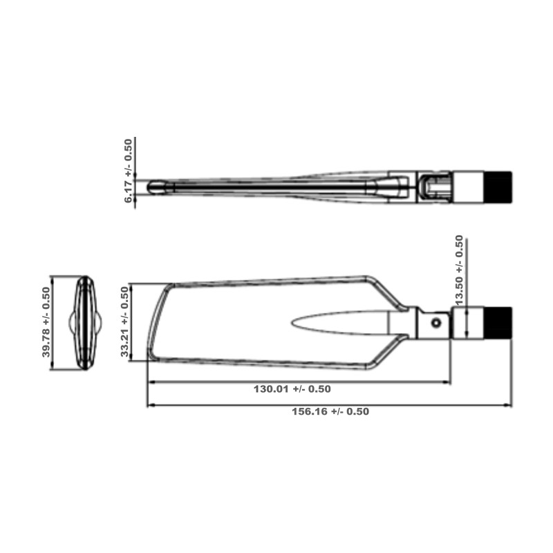 Delock LTE Antenne Dualband WLAN ac/a/b/g/n SMA Stecker 1 - 4 dBi omnidirektional drehbar mit Kippgelenk weiß