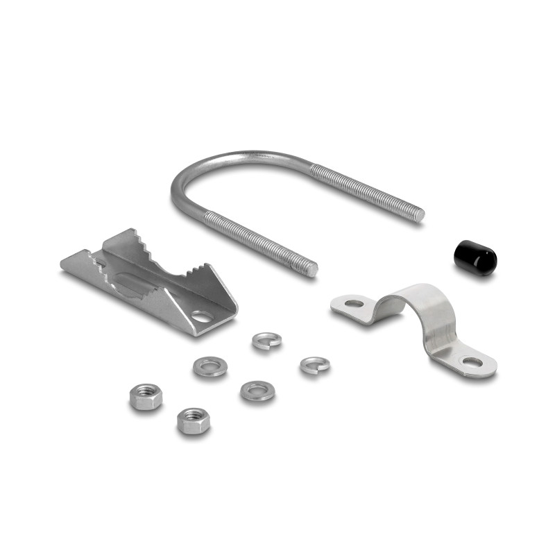 Delock LTE Antenne SMA Stecker 2 - 6,5 dBi 27 cm omnidirektional starr Mastmontage weiß outdoor