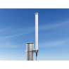 Delock LTE Antenne SMA Stecker 2 - 6,5 dBi 27 cm omnidirektional starr Mastmontage weiß outdoor