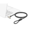 Navilock Notebook Sicherungskabel mit Schlüssel für Kensington Slot 3 x 7 mm oder Nano Slot 2,5 x 6 mm - Slim