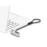 Navilock Notebook Sicherungskabel mit Zahlenschloss 15,2 cm für Kensington Slot 3 x 7 mm