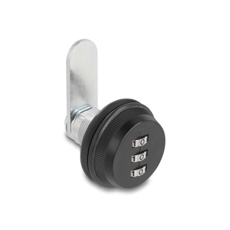 Navilock Zylinder Hebelschloss für Geräteschränke mit Zahlencode - 16 x 19 mm / 0-(-90)