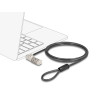 Navilock Laptop Schloss mit Zahlenschloss für HP Nano Slot - Karbonstahlkabel