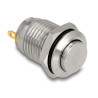 Delock Drucktaster zum Einbau 12 mm 2 x Lötanschluss tastend