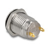 Delock Drucktaster zum Einbau 12 mm 2 x Lötanschluss tastend