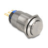 Delock Drucktaster zum Einbau 19 mm 3 x Lötanschluss tastend