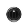 Delock Drehschalter zum Einbau 22 mm 6 x Lötanschluss rastend IP65 schwarz