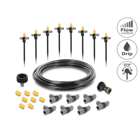 Delock Micro-Drip Set für Töpfe – Komplettes Tropfbewässerungsset für Topfpflanzen