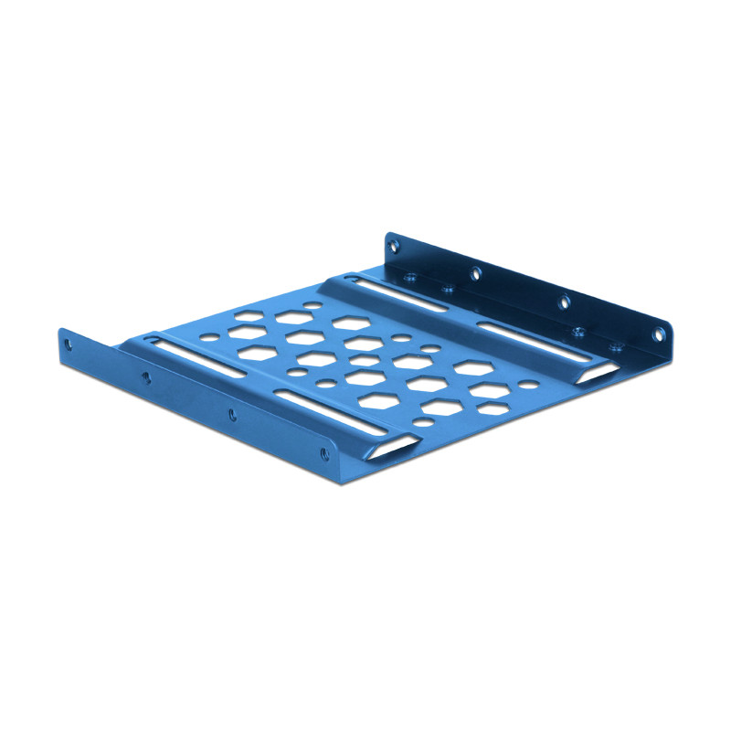 Delock Aluminium Einbaurahmen 2.5″ zu 3.5″ blau
