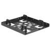 Delock Aluminium Einbaurahmen 2 x 2.5″ zu 3.5″ schwarz