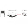 Delock Aluminium Einbaurahmen 2 x 2.5″ zu 3.5″ schwarz
