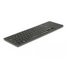 Delock Funktastatur für Smart TV und Windows PCs mit Touchpad 6 mm flach